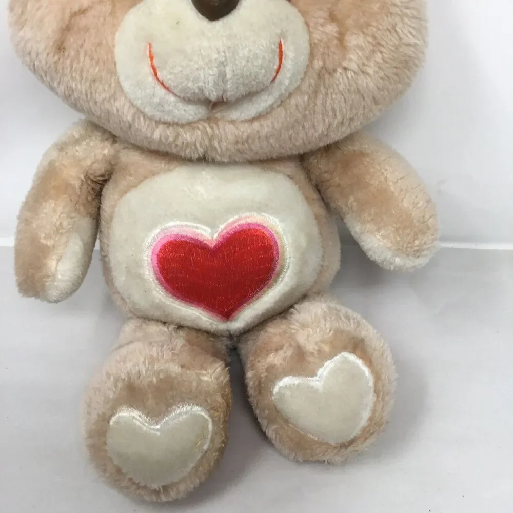 Vintage 1980s Kenner Care Bears 13” Tenderheart Bear & Gentle Heart Lamb Plush